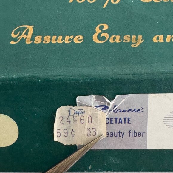 14 Crystal Glow Vintage Celanese Acetate Stain-Resistant Napkins Table Damask - Picture 5 of 12